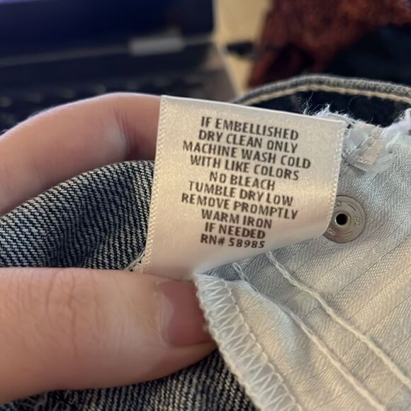 Carmar Denim Distressed Mini Jean shorts Size 27 - Picture 4 of 5